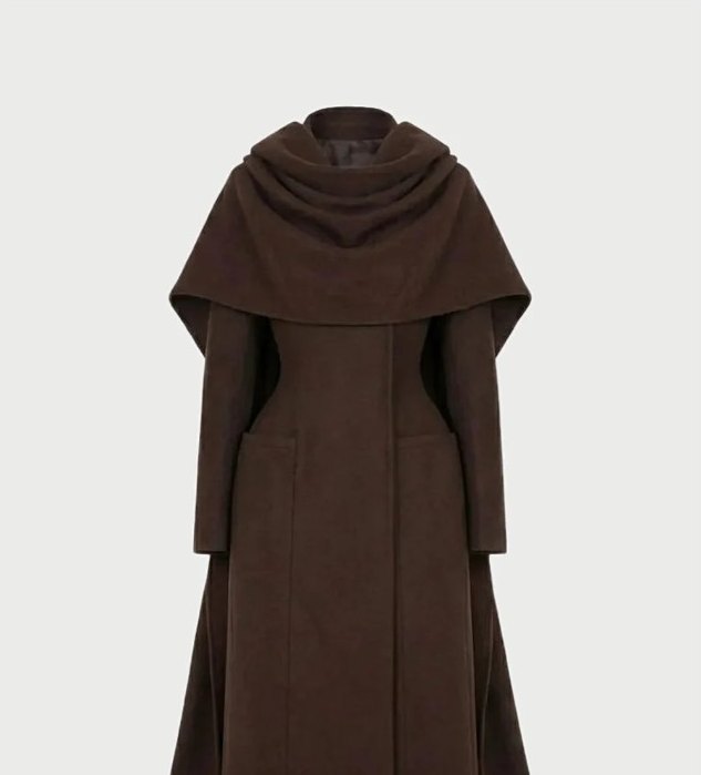 Arche Wool Coat, front view